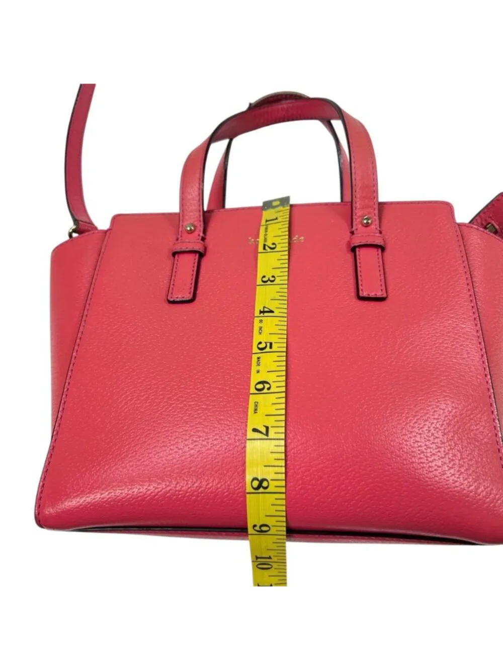 Kate Spade Grand Street Small Hayden Satchel Crossbody Radish Pink